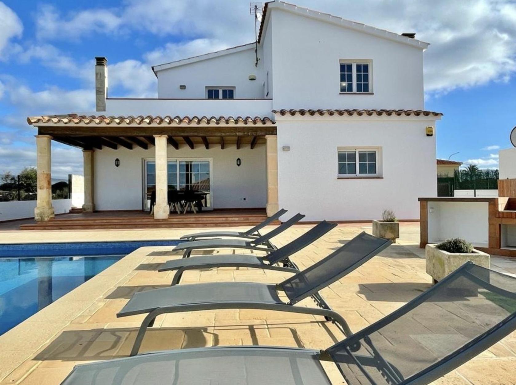 Villa En Blanes Cala'N Blanes  Esterno foto